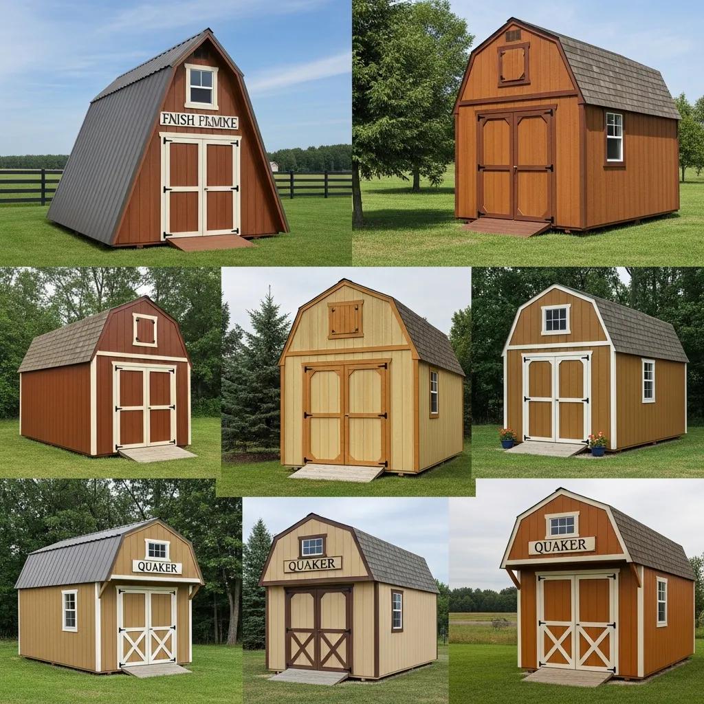 Different styles of amish sheds | Amish Sheds | Roosters Amish Sheds, WV