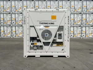 20 foot, 40 foot, standard, high cube, refrigerated container back view