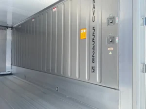 20 foot, 40 foot, standard, high cube, refrigerated container inside side pannel view