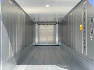 20 foot, 40 foot, standard, high cube, refrigerated container inside view