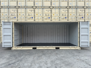 20ft open side container doors full open